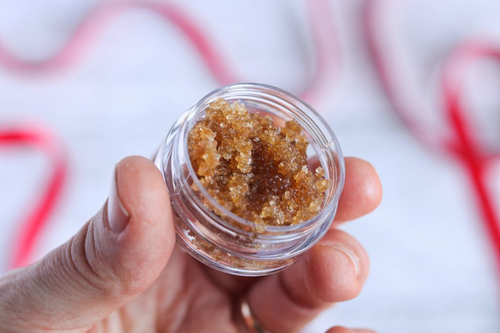 homemade lip scrub