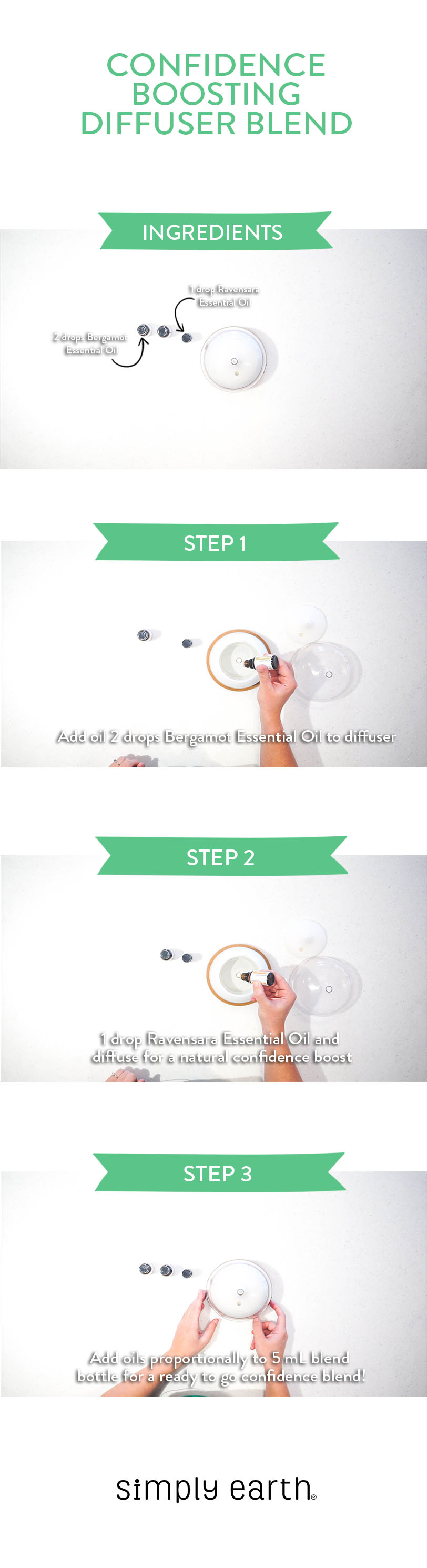 Essential Oil Diffuser Blend To Boost Confidence - Simply Earth Blog