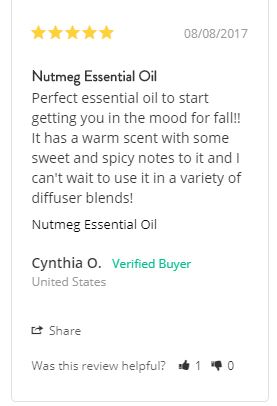 nutmeg essential oil benefits