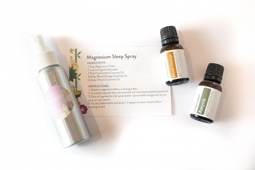Magnesium Sleep Spray Recipe with Essential Oils