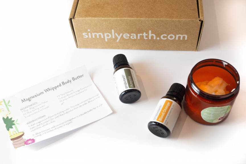 DIY Magnesium Body Butter Recipe with Essential Oil Simply Earth Blog