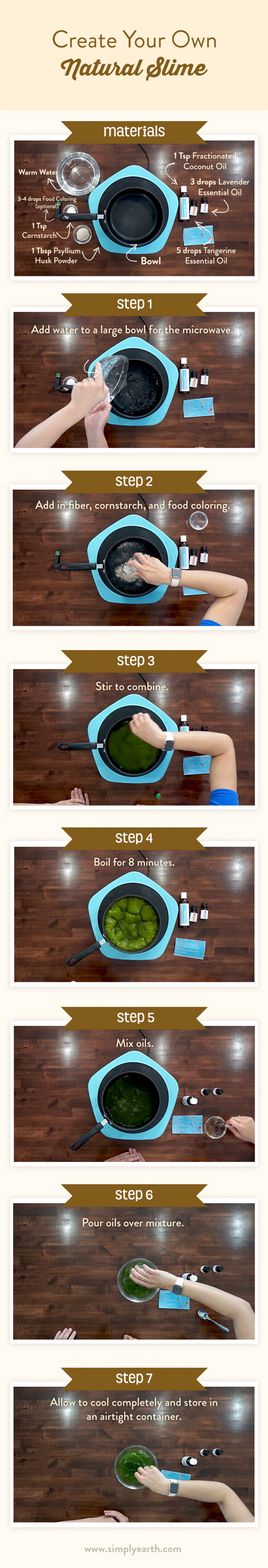 Natural slime recipe