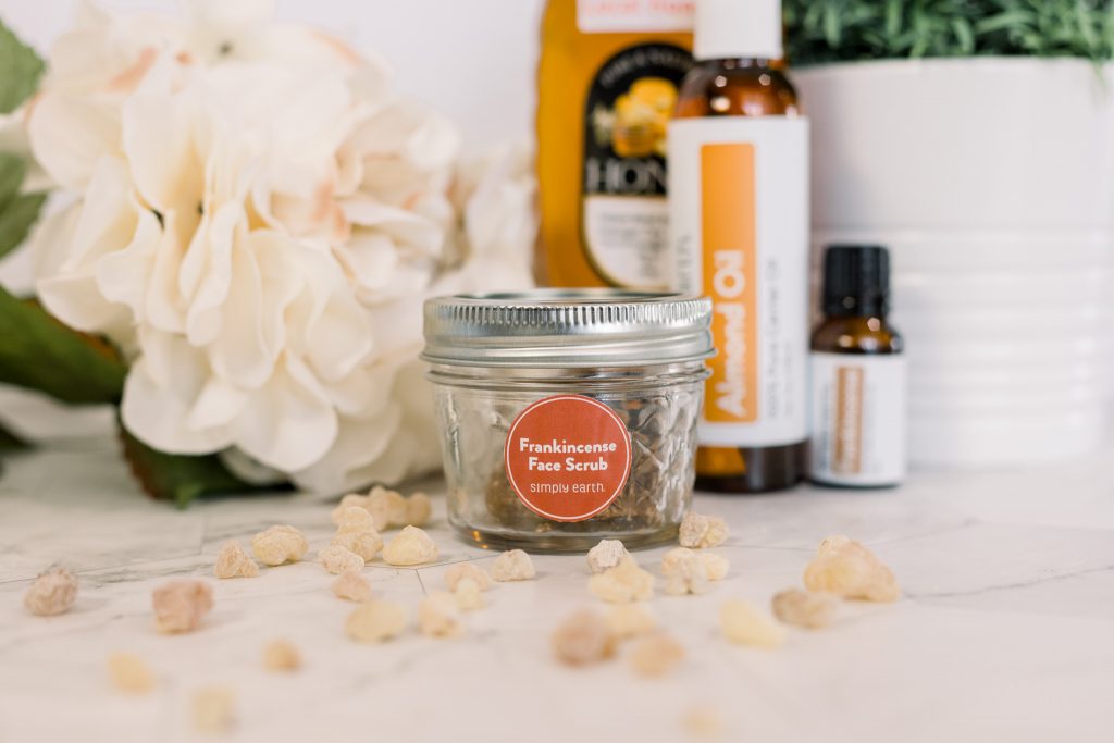 frankincense face scrub