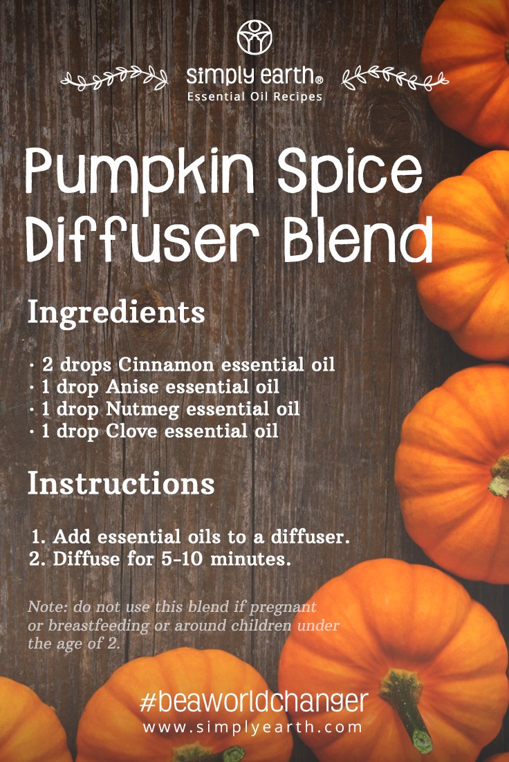 Pumpkin Spice Diffuser Blend, pi day