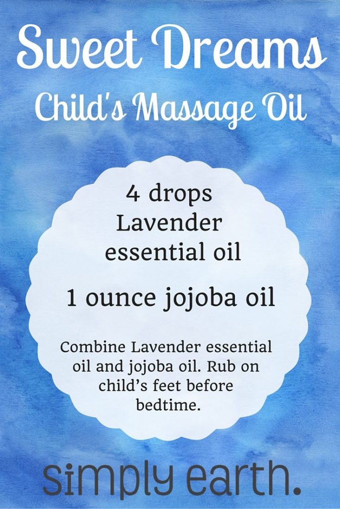 Massage oil for kids