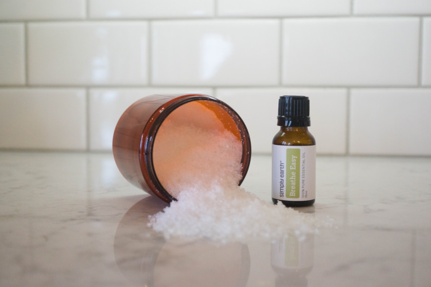 DIY Bath Salts for Congestion and Respiratory Support