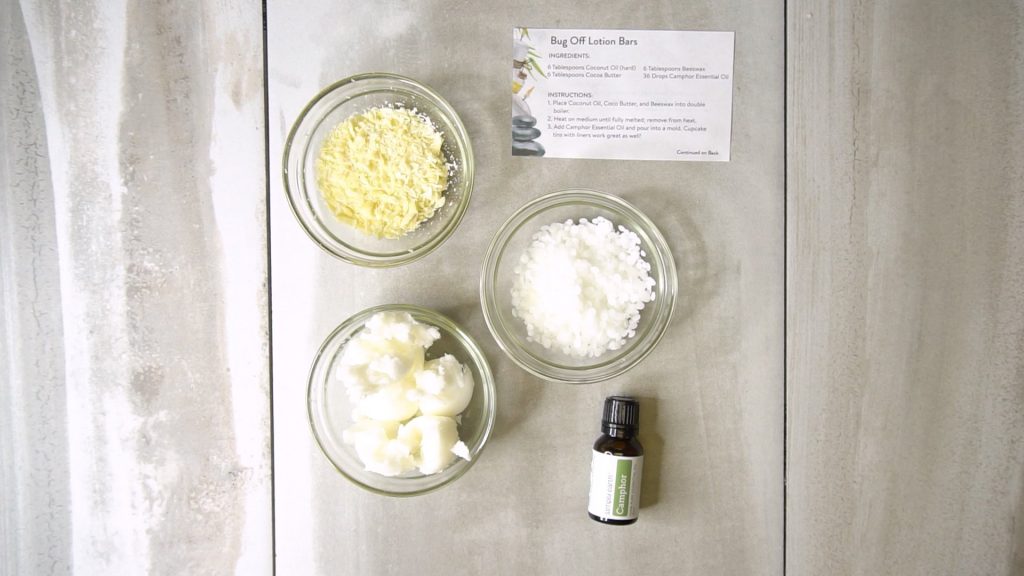 DIY All-Natural Insect Repellent Lotion Bar