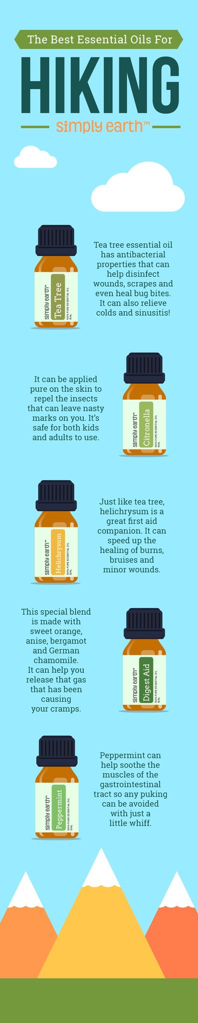 The Best Essential Oils For Hiking