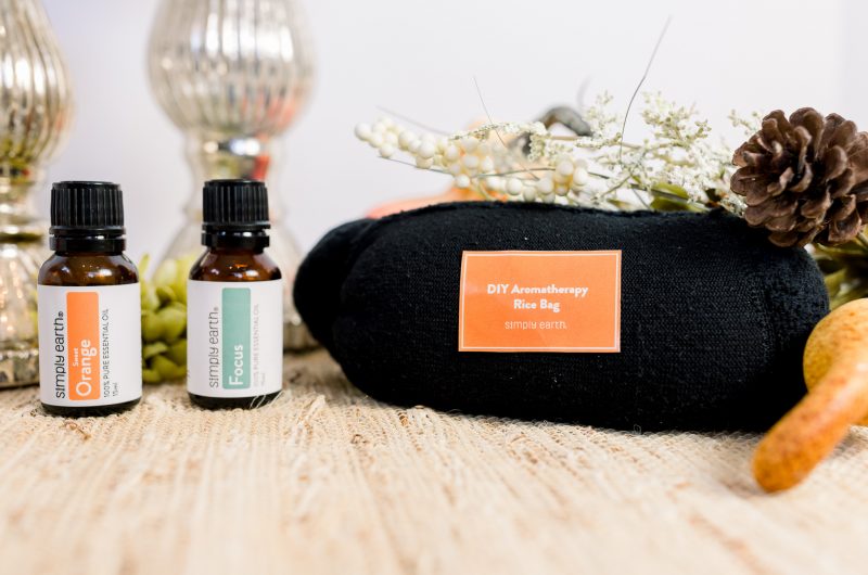 DIY Aromatherapy Rice Bag with Essential Oils