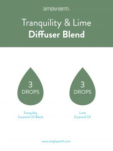 Relaxing Diffuser Blend with Tranquility & Lime Essential Oils - Simply ...