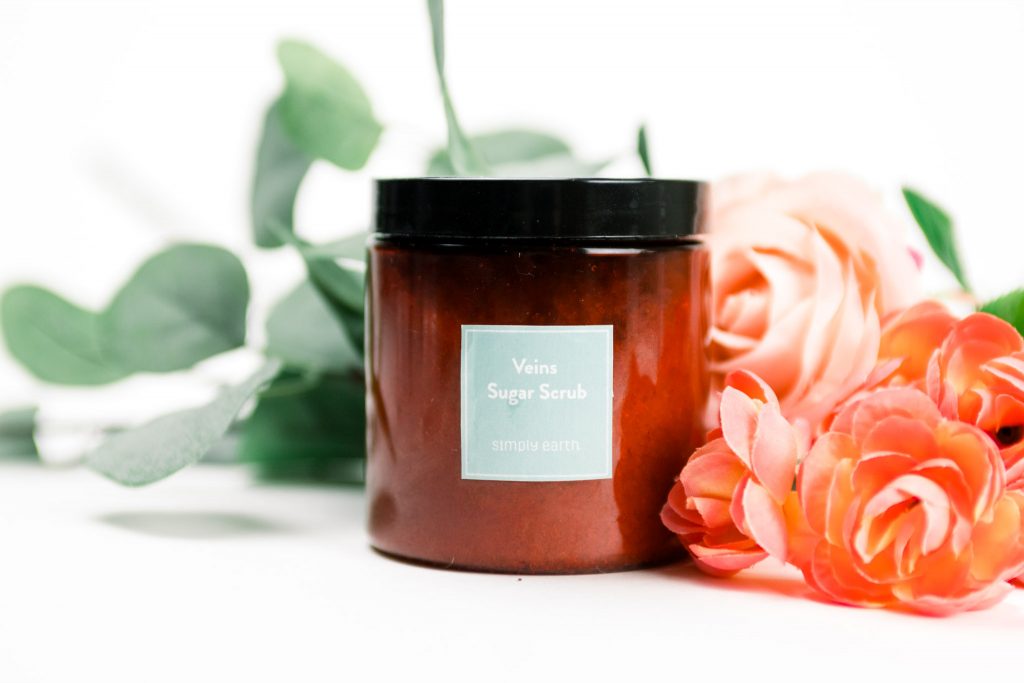 veins sugar scrub, for blood circulation