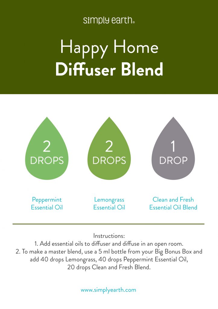 happy home diffuser blend