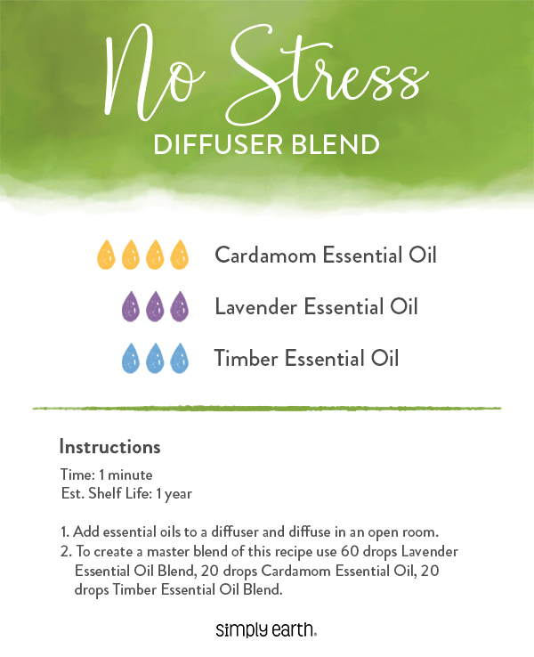 Essential Oil Recipe for Stress Make Your Own Diffuser Blend