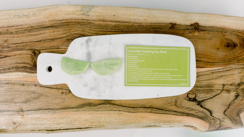 Defeat Dark Circles Cucumber Eye Mask Using Essential Oils