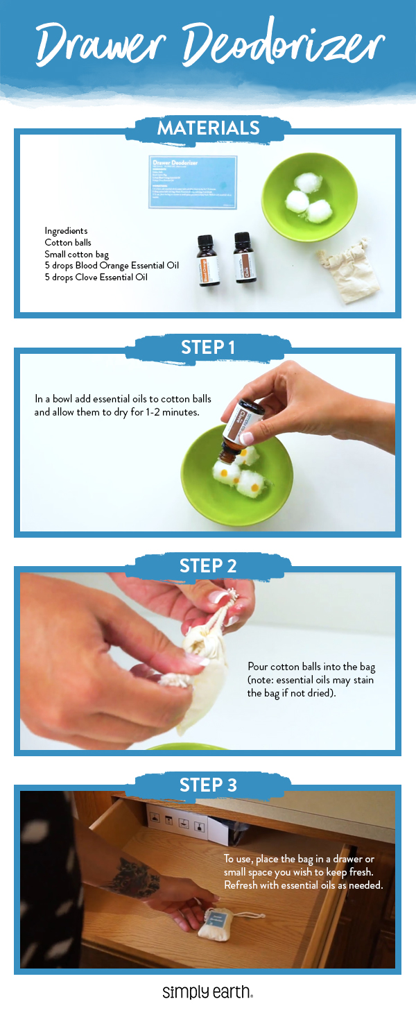 DIY Drawer Deodorizer Easy and Natural Way to Keep It Fresh