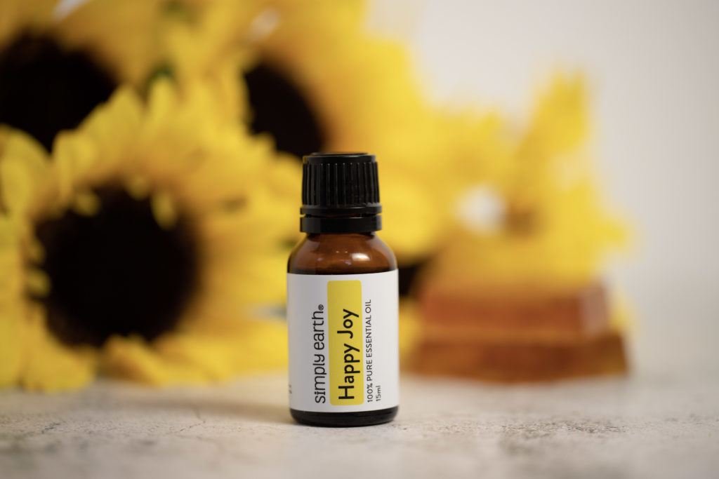 essential oils to boost mood, happy joy blend