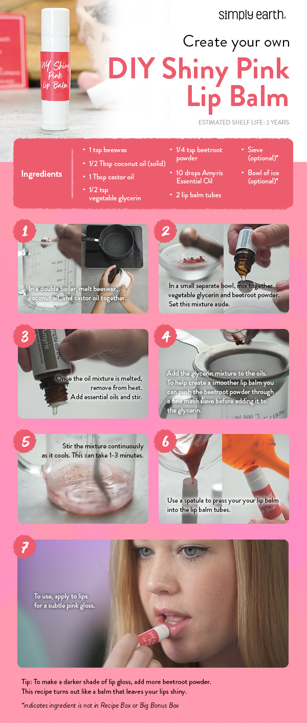 DIY Tinted Lip Gloss Recipe for Healthier Lips Simply Earth Blog