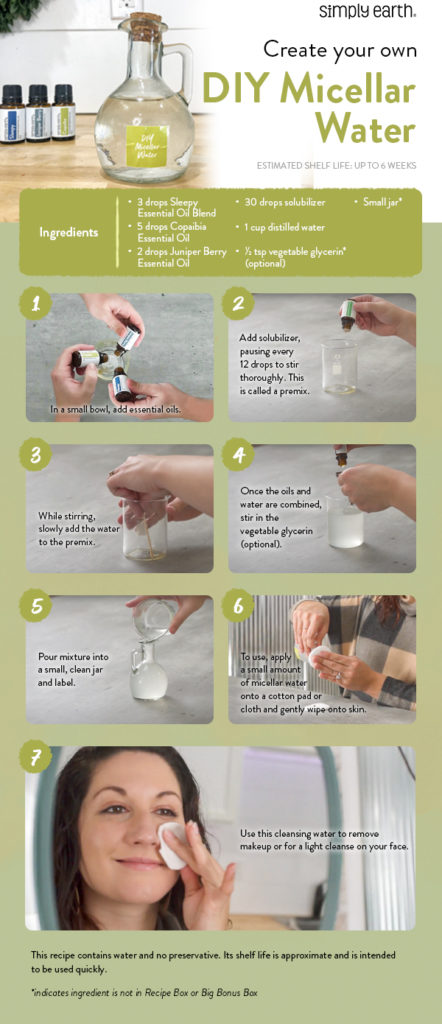 How to make micellar on sale water