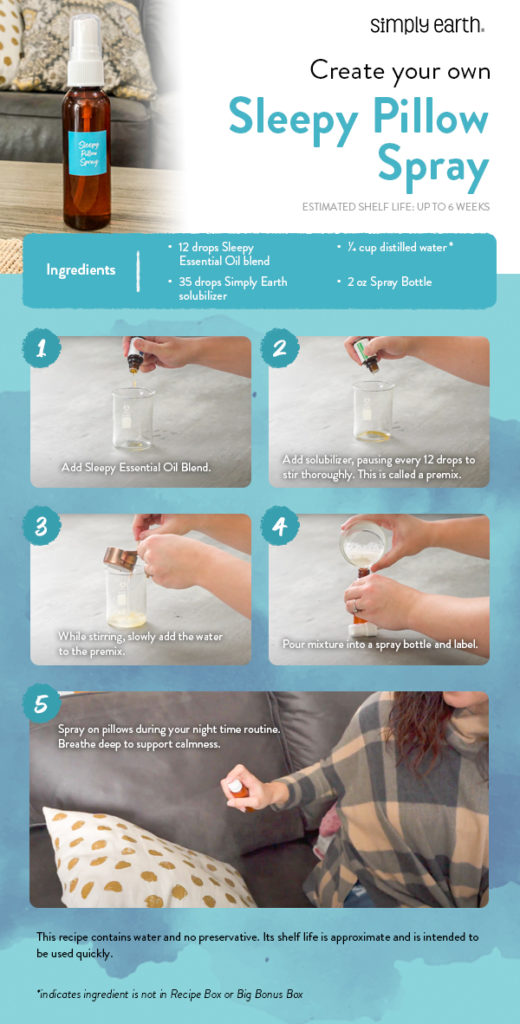 Pillow Spray Recipe for Relaxation and Sleep