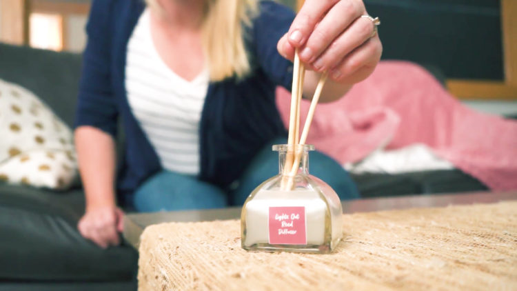 DIY Lights Out Reed Diffuser to Cozy up Your Room - Simply Earth Blog