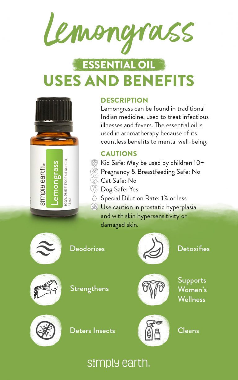 Lemongrass Essential Oil Benefits, Uses, & Recipes - Simply Earth Blog
