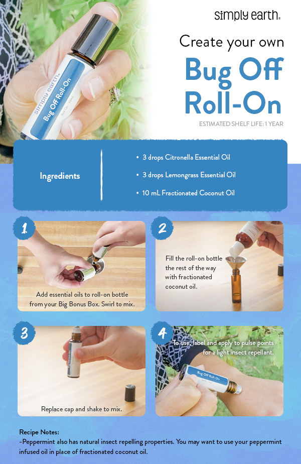 Natural Insect Repellant Recipe: Bug Off Roll-On - Simply Earth Blog