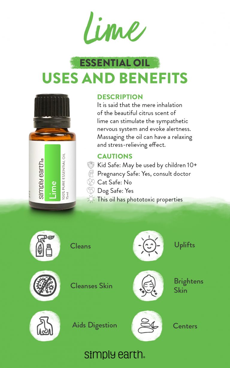 6 Valuable Benefits of Lime Essential Oil - Simply Earth Blog