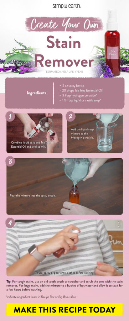 Make Homemade Stain Remover with 3 Simple Ingredients