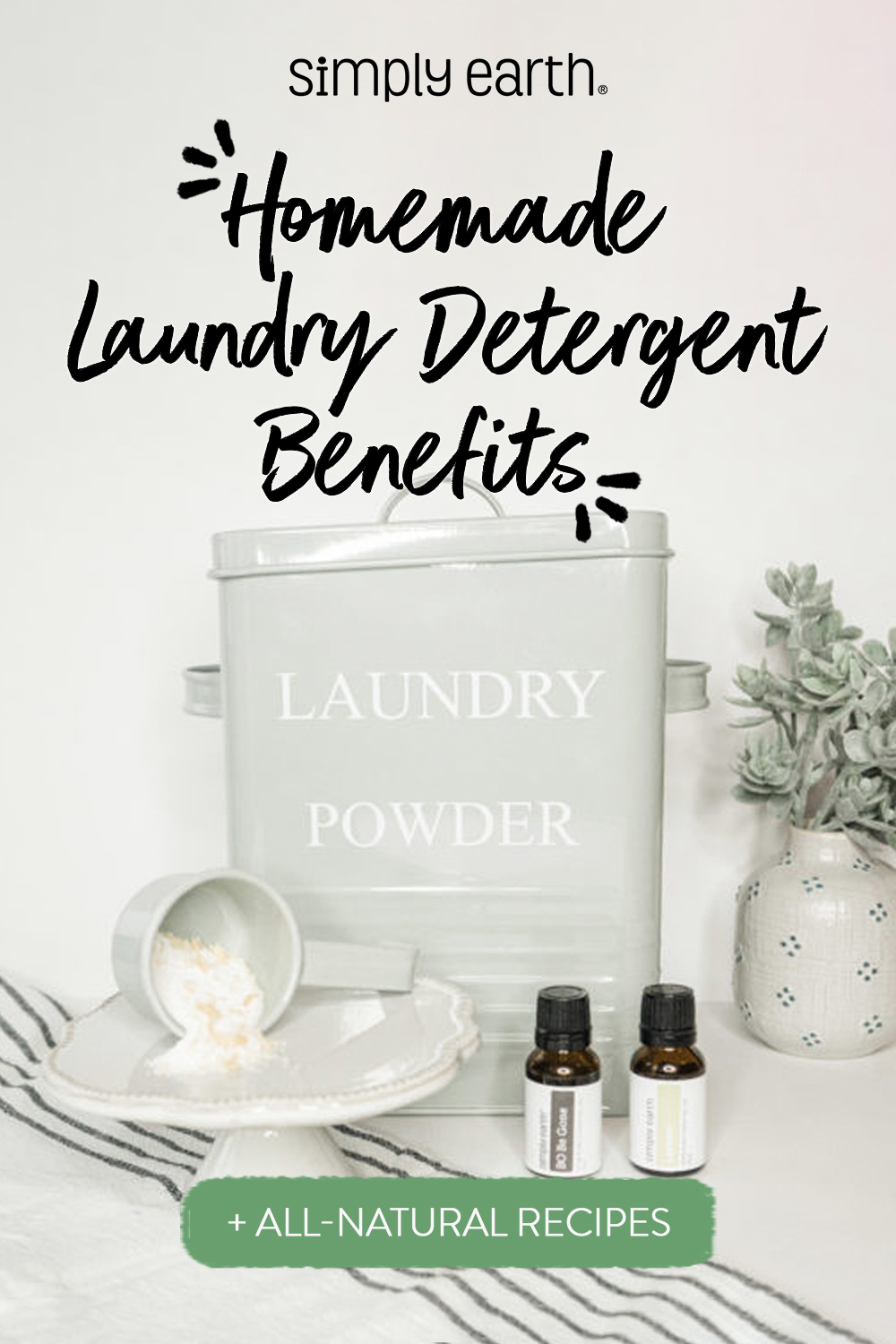 Homemade Laundry Detergent Benefits & Recipes - Simply Earth Blog