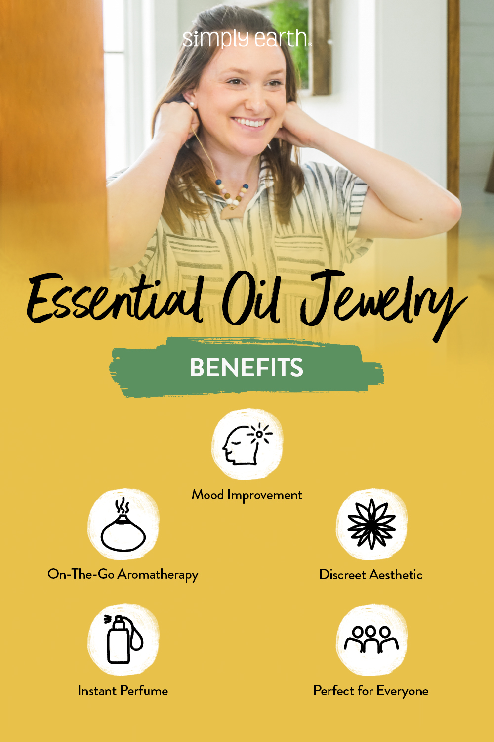 Essential Oil Jewelry Benefits & Recipes Simply Earth Blog