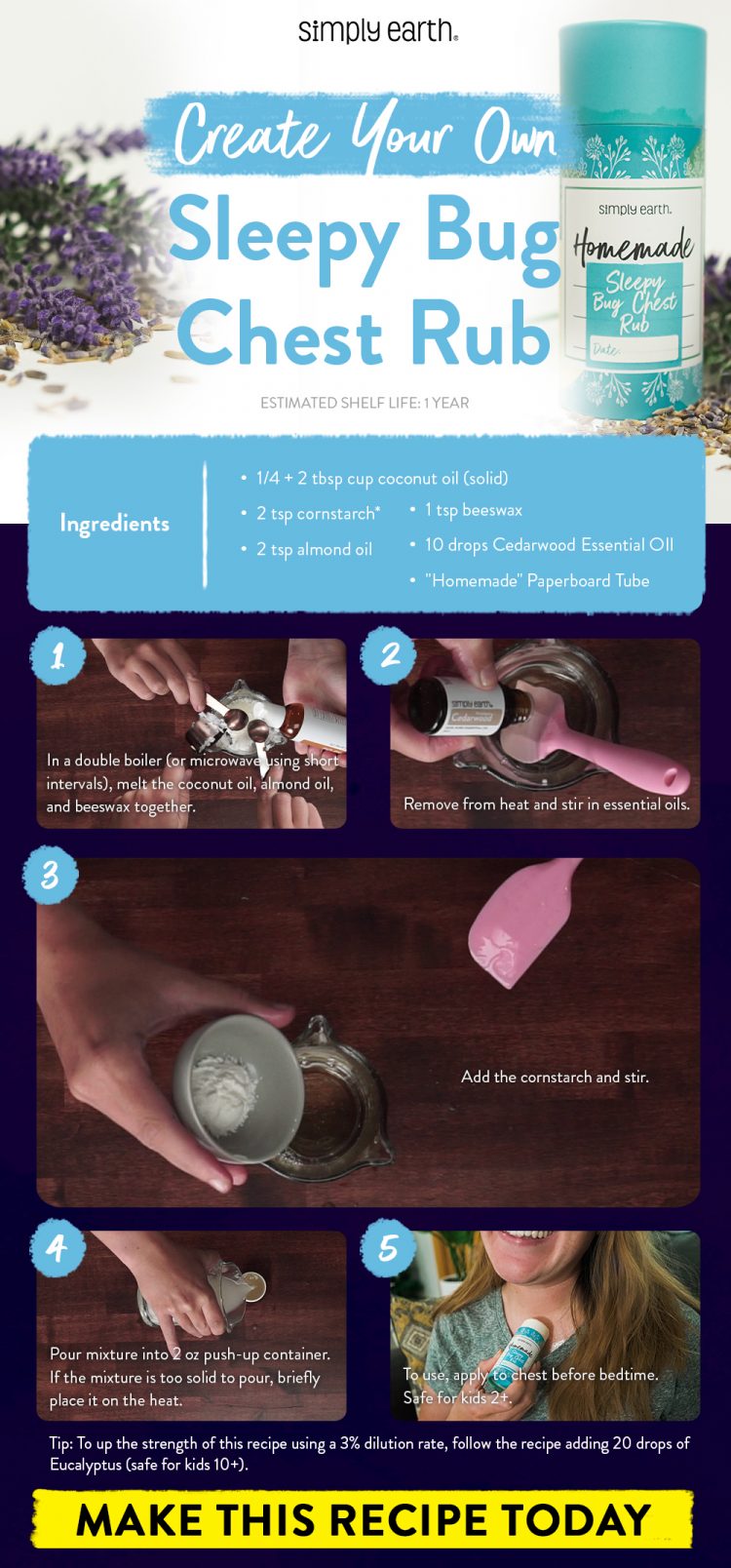 KidSafe Sleepy Bug Chest Rub With Essential Oils Simply Earth Blog