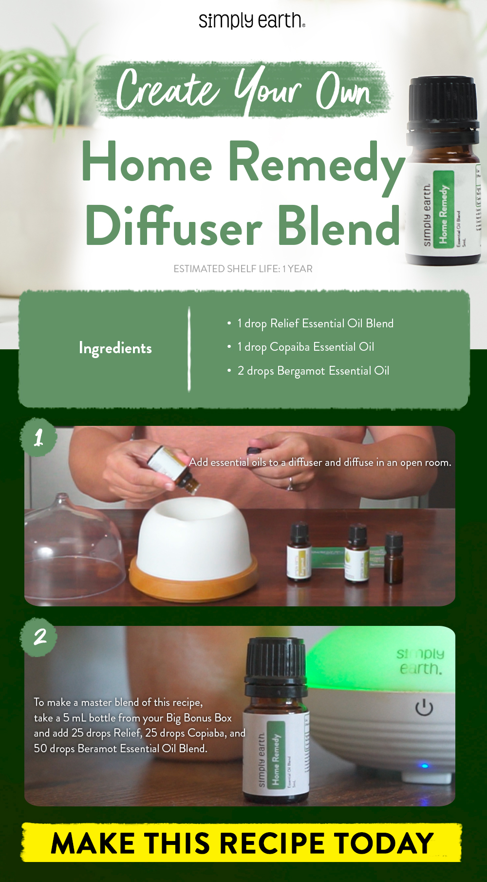 Relaxing Diffuser Blend Recipe Simply Earth Blog