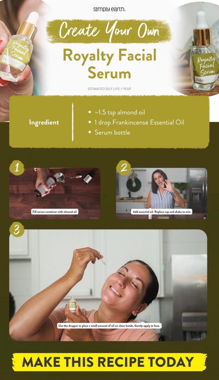 Royalty Hydrating Facial Serum with Essential Oils Simply Earth Blog