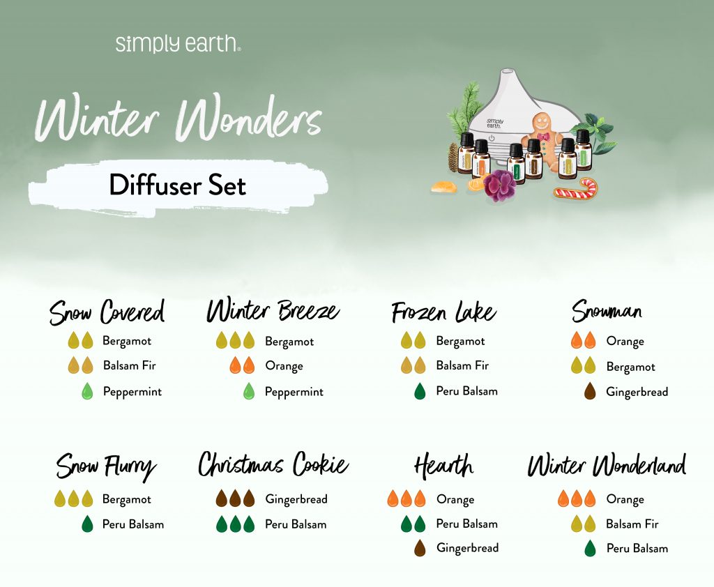 The Best Winter Essential Oil Diffuser Blends - Our Simple Graces
