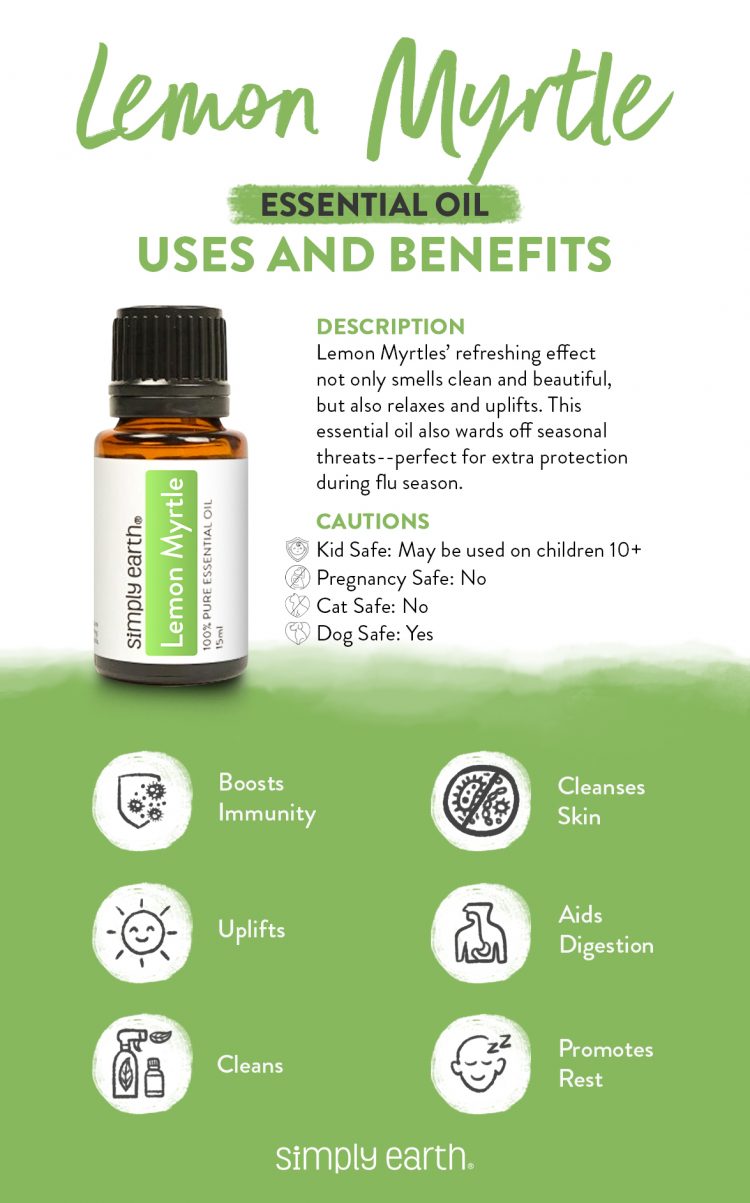 Lemon Myrtle Essential Oil Uses, Benefits, + Recipes Simply Earth Blog