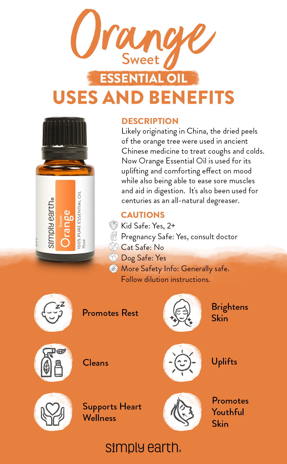 Orange Essential Oil Benefits, Uses, & Recipes Simply Earth Blog
