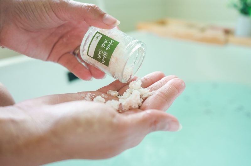 Inhale, Exhale Natural Salts Recipe for Bath