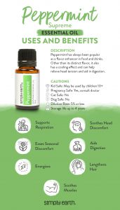 Peppermint Essential Oil Benefits, Uses, &amp; Recipes