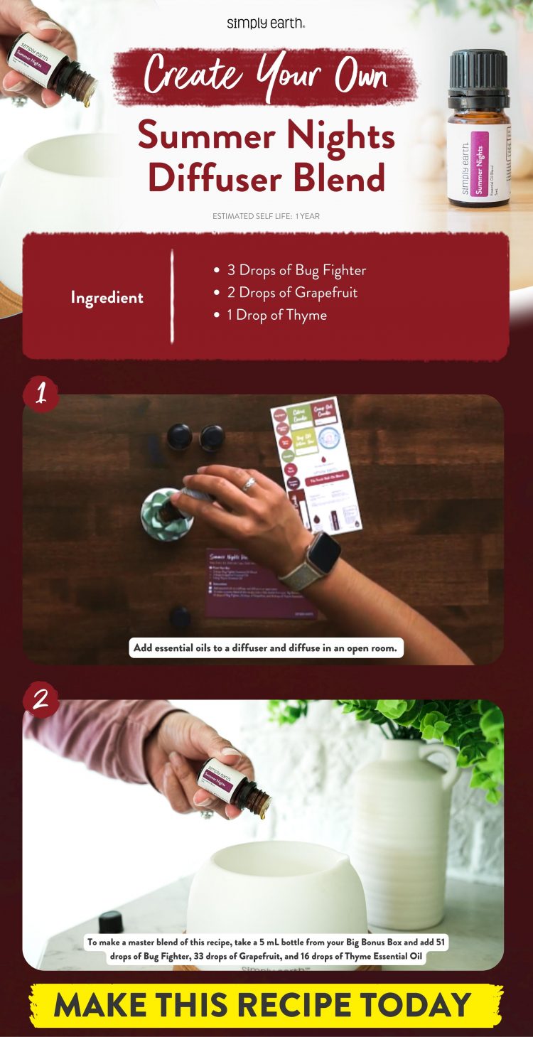 Mosquito Repellent Diffuser Blend Simply Earth Blog