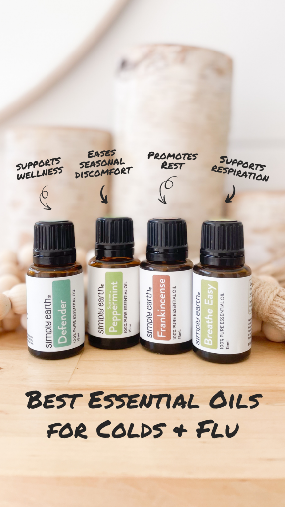 essential oils for cold and flu