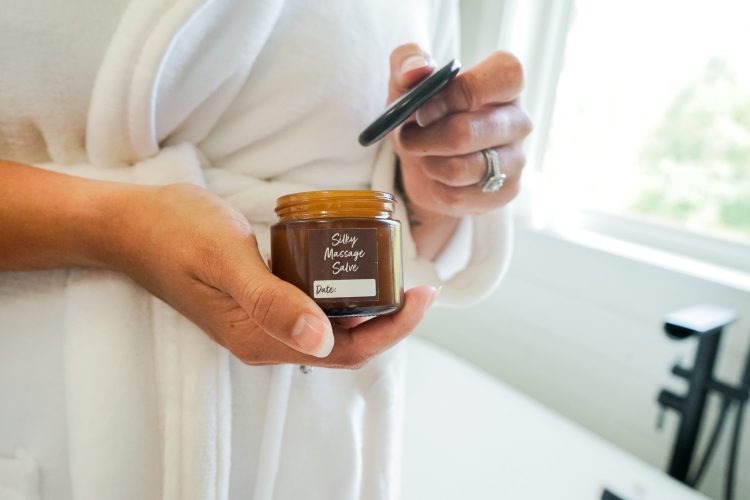 Silky Massage Salve Recipe With Essential Oils - Simply Earth Blog