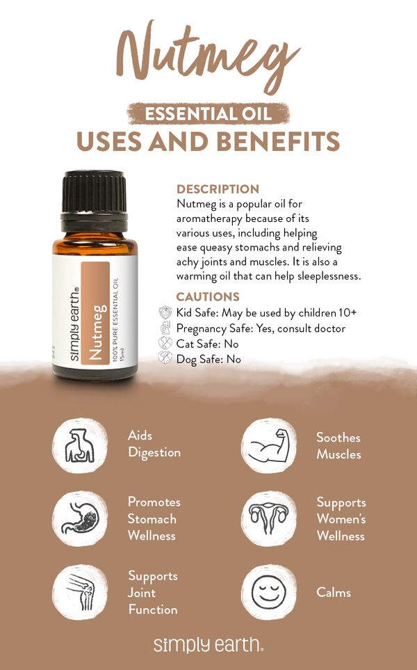 Nutmeg Essential Oil: 4 Benefits and 4 Recipes  Miracle Botanicals Blog–  Miracle Botanicals Essential Oils