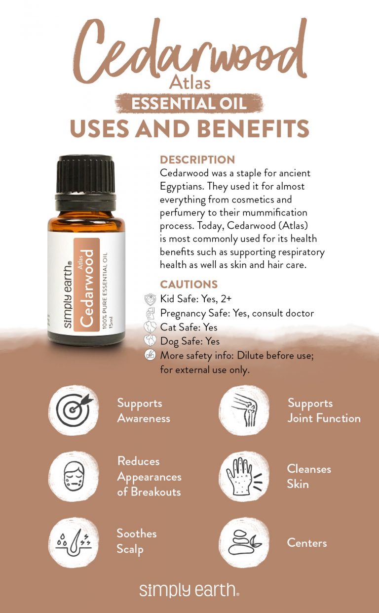 Uses & Benefits of Cedarwood Essential Oil (Atlas) - Simply Earth Blog