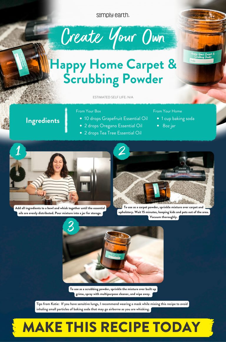 Homemade Carpet Cleaning Powder Recipe Simply Earth Blog