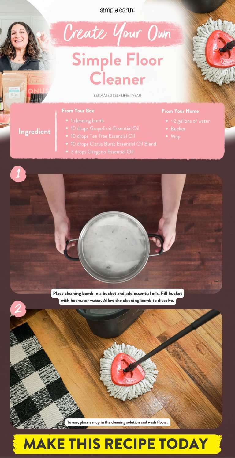 Simple Floor Cleaner Recipe - Simply Earth Blog