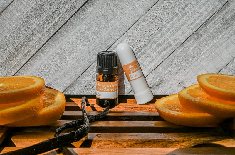 Calm as a Creamsicle Aromatherapy Inhaler Recipe