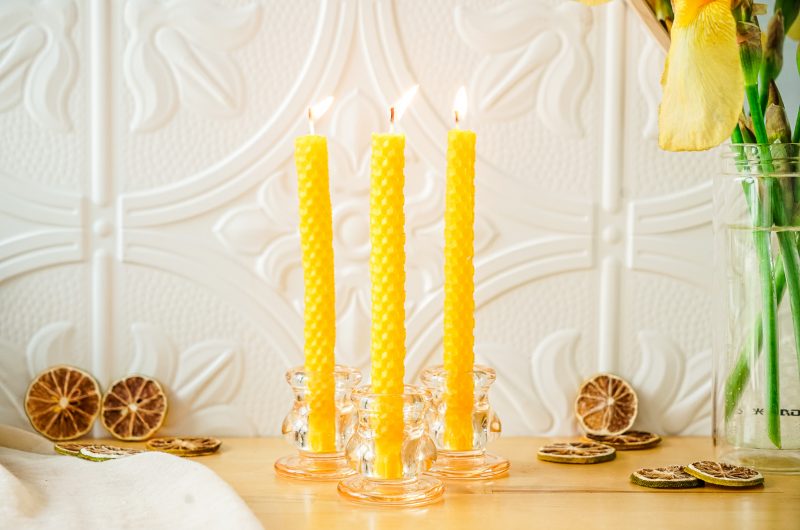 How to Make Your Own Clean-Burning Beeswax Candles